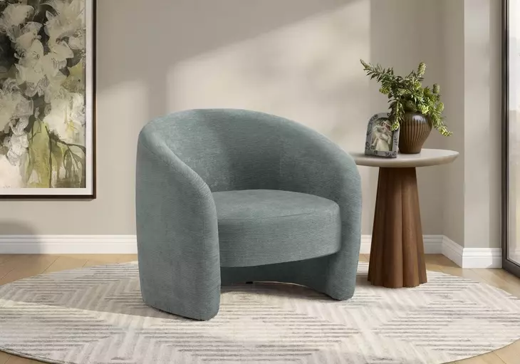 8023 Teal Upholstered Accent Chair