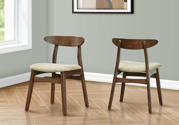 1369 Sand Upholstered Dining Chair Set of 2
