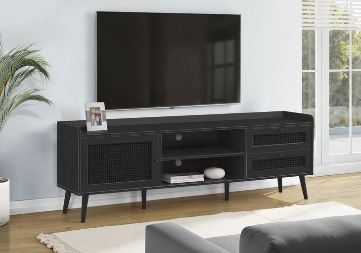 2724 Black 72" TV Stand