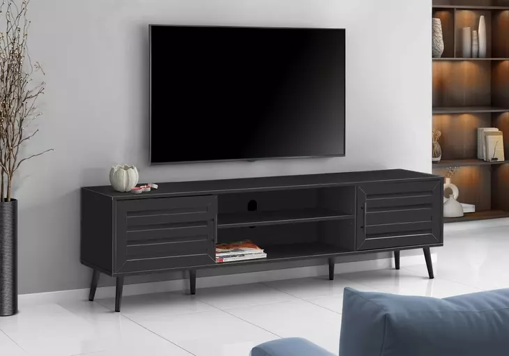 2749 Black 72" TV Stand