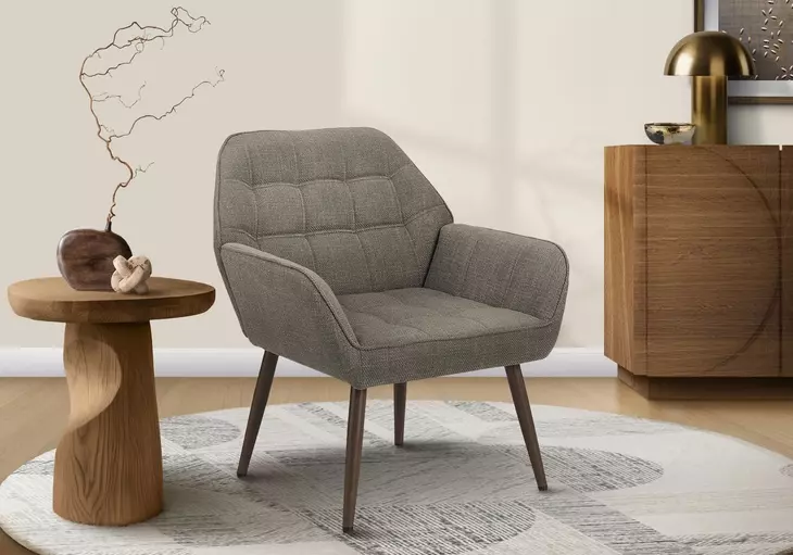 8000 Light Brown Upholstered Accent Chair