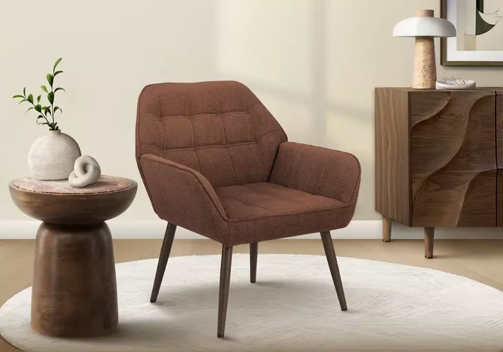 8002 Rustic Upholstered Accent Chair