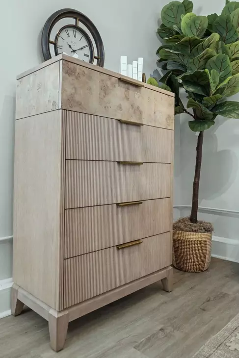 Manhattan Valley Dusty Rose 5 Drawer Chest