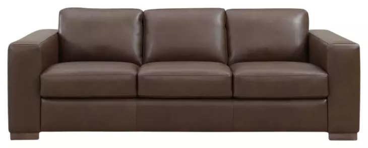 Inglewood Vintage Brown Cigar Leather 92" Sofa
