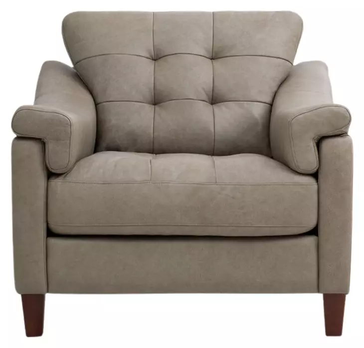 Emerson Green Pea Leather Upholstered Accent Chair