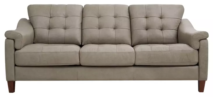 Emerson Green Pea Leather 87" Sofa