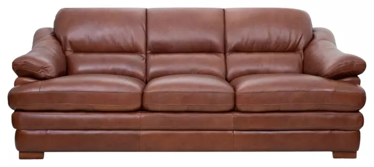 Tatum Brown Leather 94" Sofa