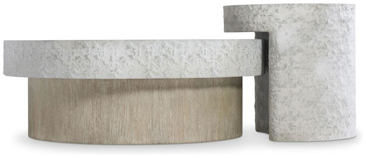 Pincio Gray Flyover Design Round Side Table