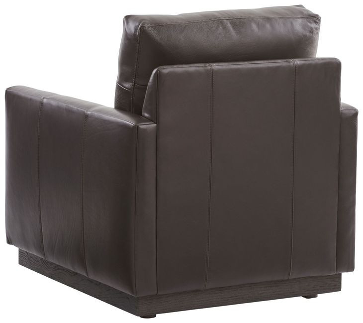 Meadow View Brown Leather Upholstered Chair