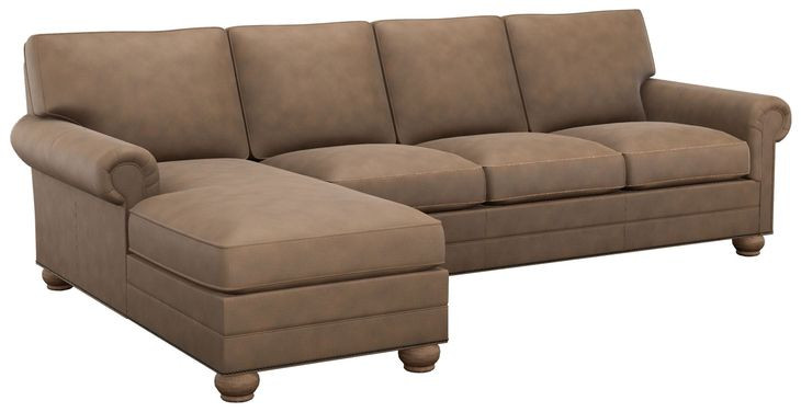 Braxton Mocha Leather Modular Sectional