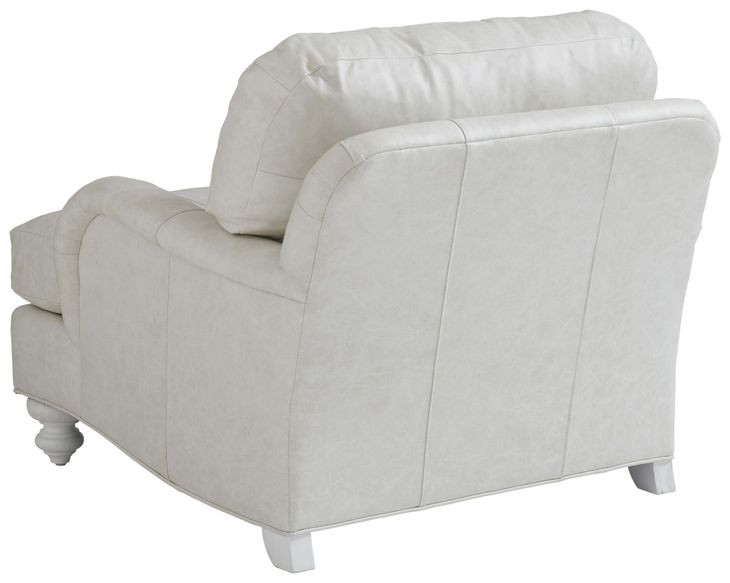 Ocean Breeze White Leather Gilmore Living Room Set