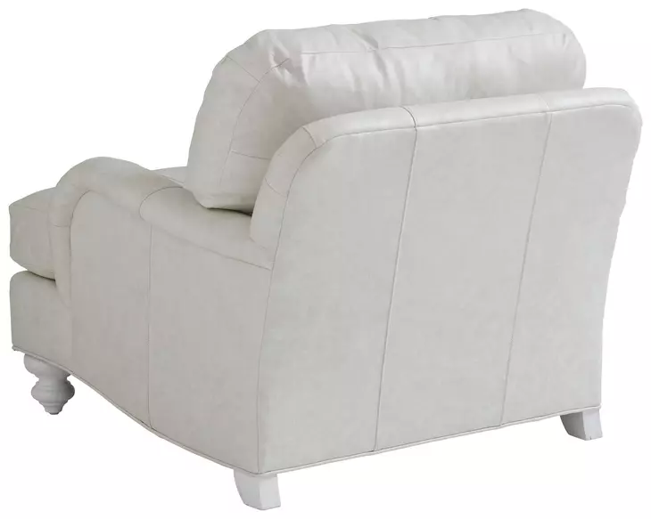 Ocean Breeze White Leather Gilmore Living Room Set