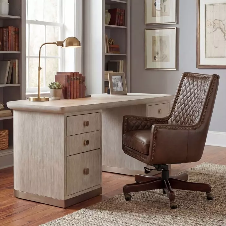 Kent Dark Wood Executive Swivel Tilt Chair