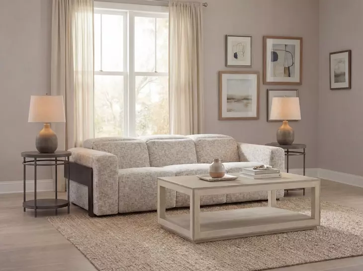 Atlas Odyssey Frost Power Sofa with Power Headrest