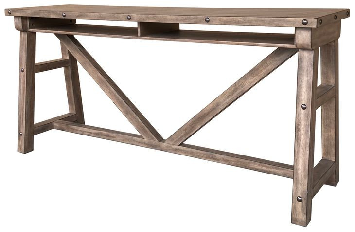 Lodge Siltstone Console Table