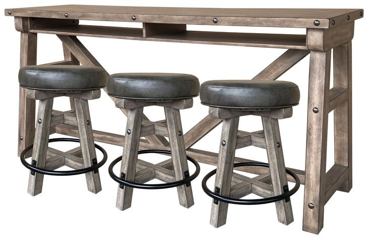 Lodge Siltstone Console Table