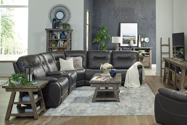 Lodge Siltstone Console Table