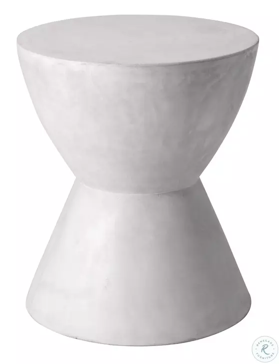 Logan White End Table