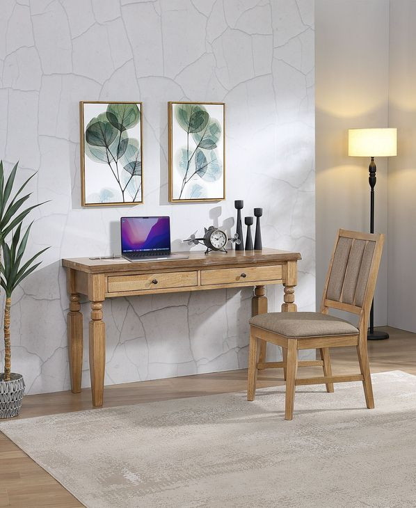 Logans Edge Brown Rectangular Sofa Table and Desk