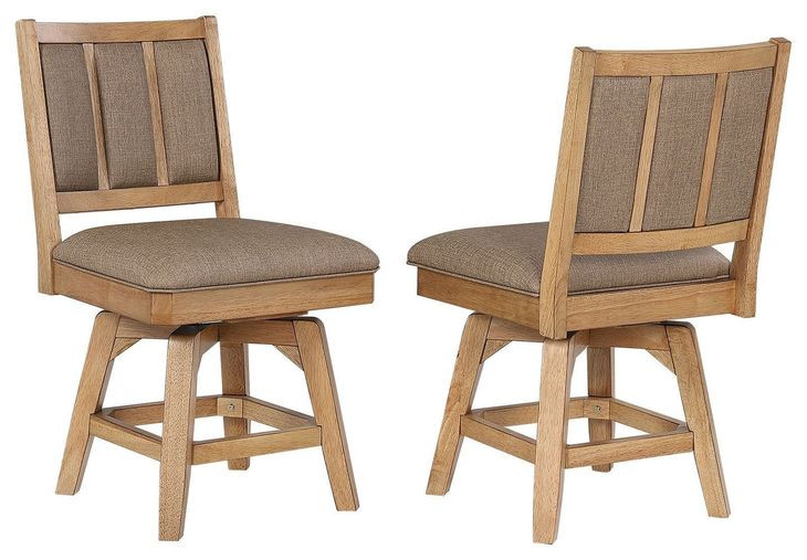 Logans Edge Brown Round Adjustable Height Game Room Set