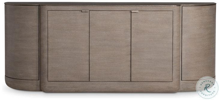 Romer Forry And Graphite Buffet with 1 Storage Drawer and Adjustable Shelves