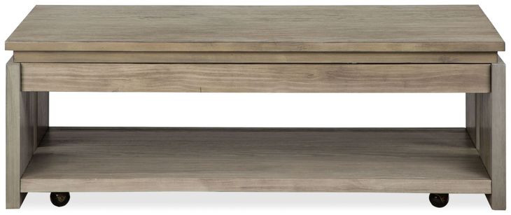 Conrad Stone Harbor Gray Rectangular Lift Top Occassional Table Set