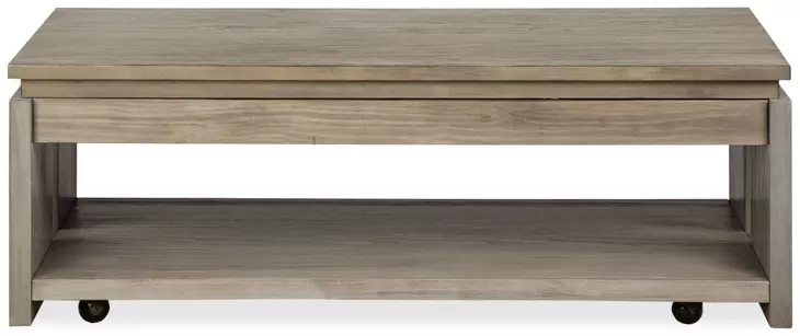 Conrad Stone Harbor Gray Rectangular Lift Top Occassional Table Set