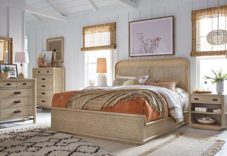 Sunset Cove Sanibel Brown California King Panel Bed