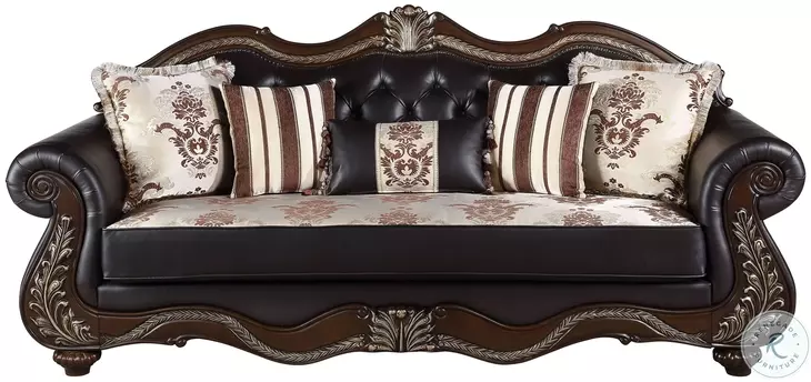 Maximus Brown 87" Sofa