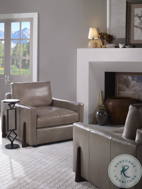Esmeralda Limestone And Rustic Black Martini Table