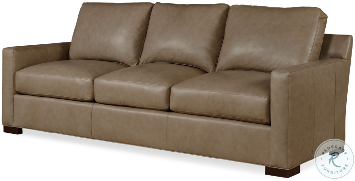 Leatherstone Beige 93" Sofa
