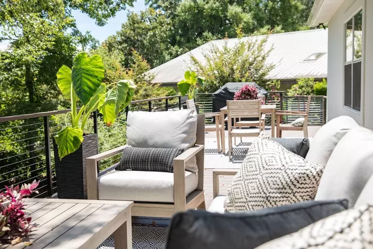 Laguna Canvas Natural Upholstered Outdoor Club Chair