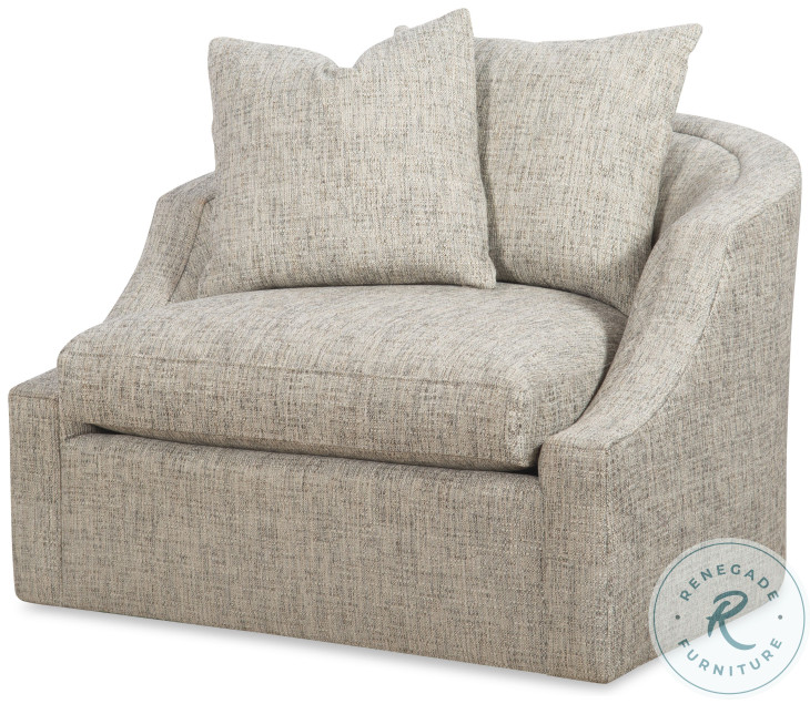 Tatum Beige Swivel Chair