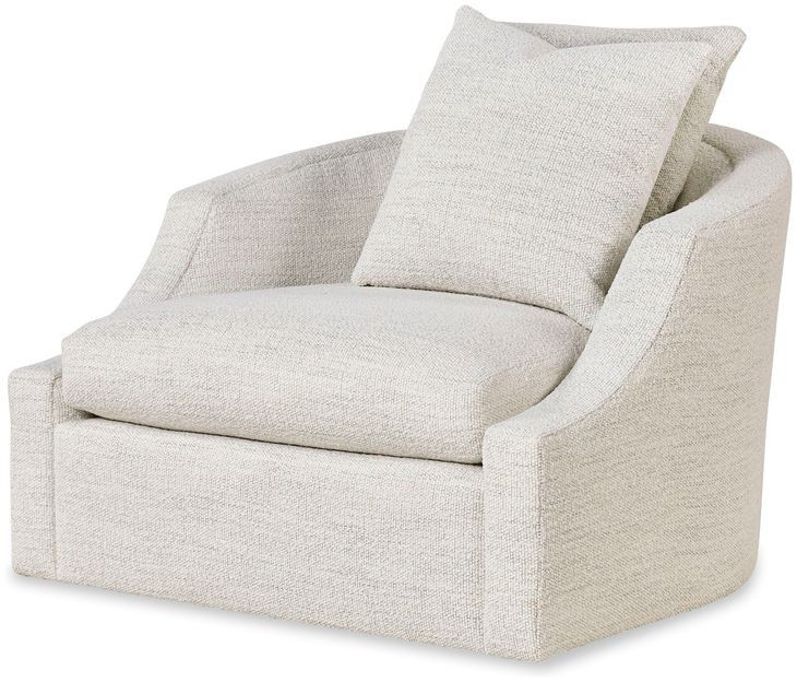 Tatum Beige Swivel Chair