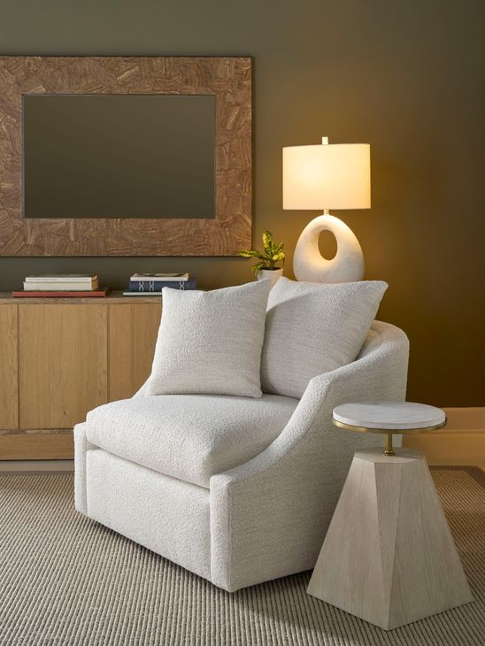 Tatum Beige Swivel Chair