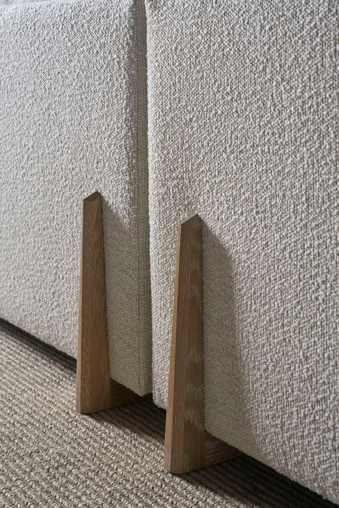 Great Room White 40"D 2 Piece Sectional with Throw Pillows