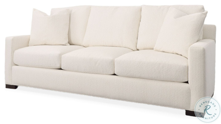 Cornerstone Off White 93" Sofa with 2 Pillows