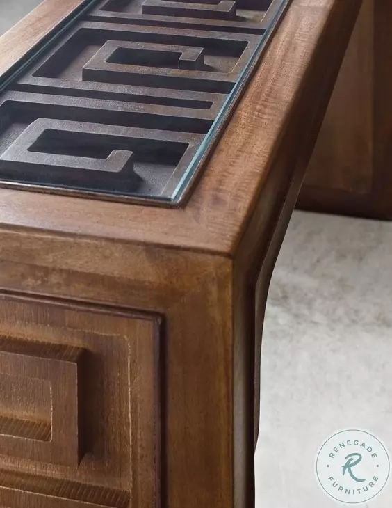 Mercantile Medium Brown Thrace Console Table