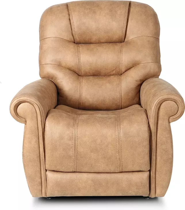 Lucas Canyon Silt Performance Fabric Power Lift Recliner with USB Charging and 3 Zone Heat