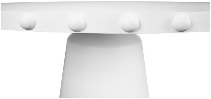 Lucian White 62" Round Dining Table