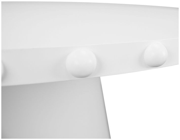 Lucian White 62" Round Dining Table