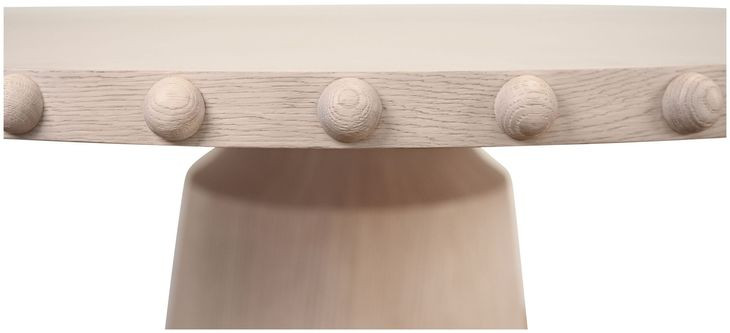 Lucian White Oak 62" Round Dining Table