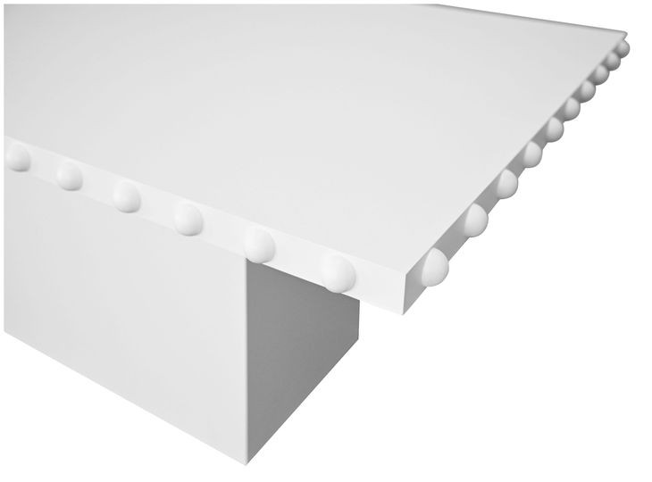 Lucian White 86" Rectangular Dining Table