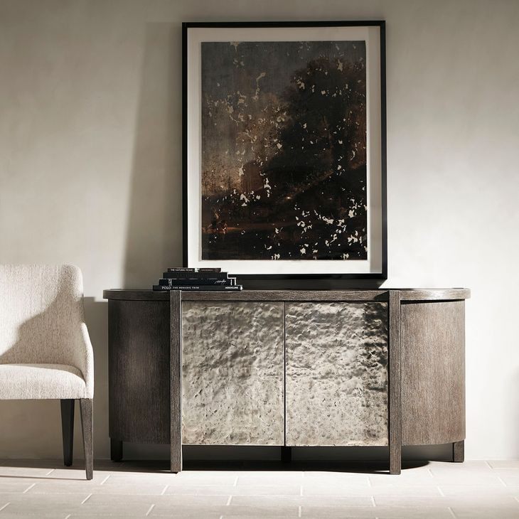 Prado Gray Upholstered Arm Chair Set Of 2