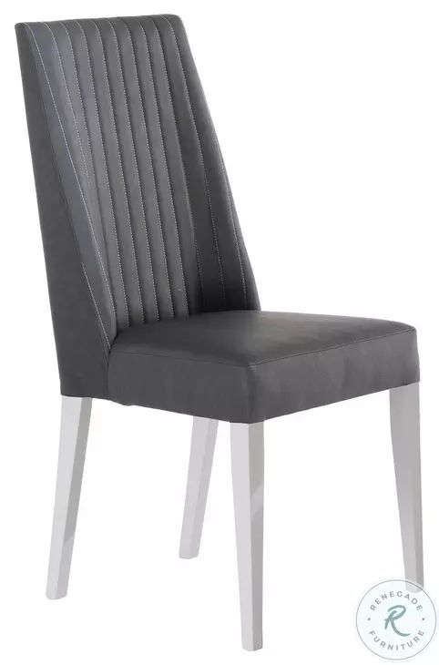 Luxuria White And Gray Chair Set of 2