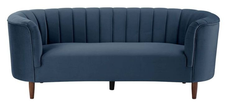 Millephri Blue 81" Sofa