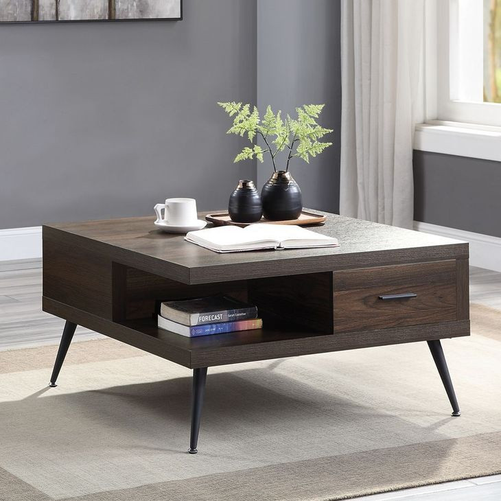 Harel Walnut Rectangular Coffee Table