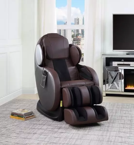 Pacari Chocolate Upholstered Massage Chair