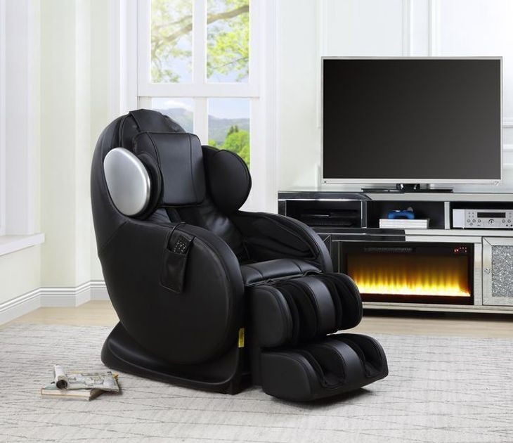 Pacari Black Upholstered Massage Chair