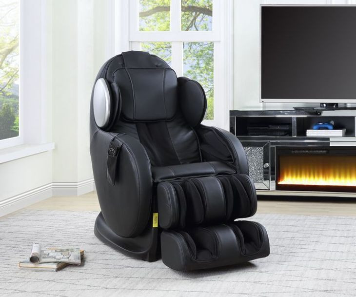 Pacari Black Upholstered Massage Chair